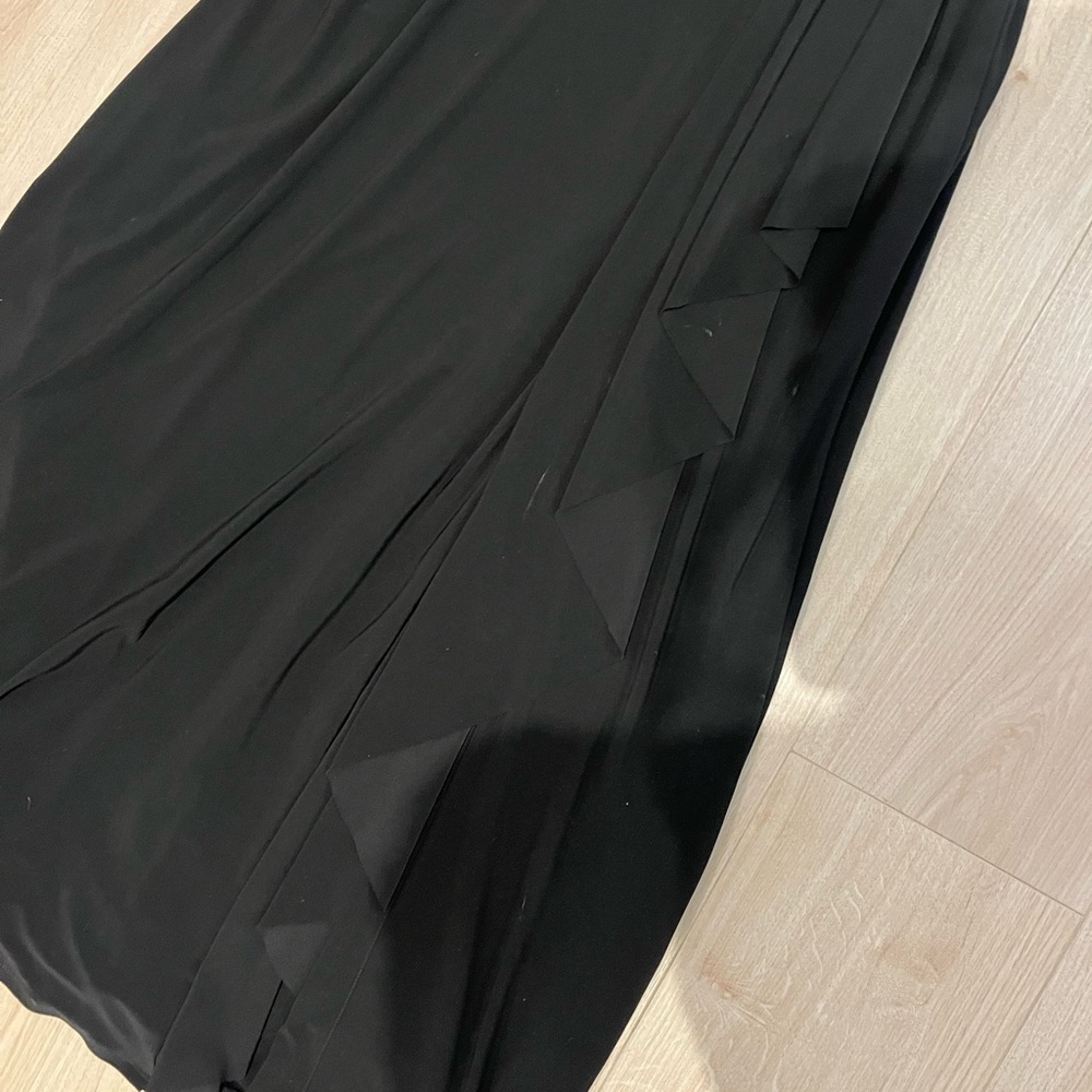 Ralph Lauren Black and White Gown Maxi Dress